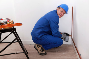 Welder with tools