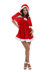 portrait of sexy mother Christmas