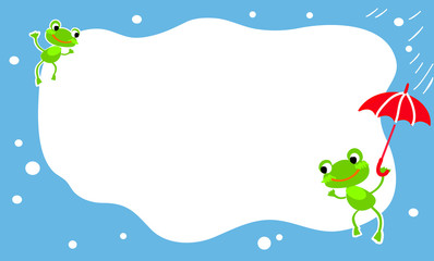 カエルのフレーム