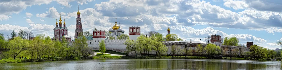 Fototapeten Nowodewitschi-Kloster in Moskau, Russland. © Shchipkova Elena