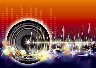 Music background design