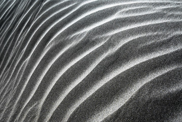 Beautiful black and white image of the desert