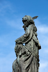 Fototapeta na wymiar Florence - The statue of Judith and Holofernes.