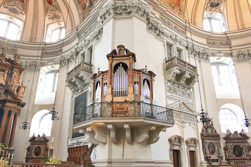 Organs in the Salzburg cathedral