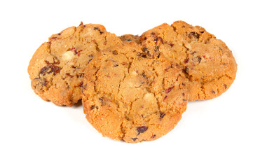 oat cookies with white chocolate