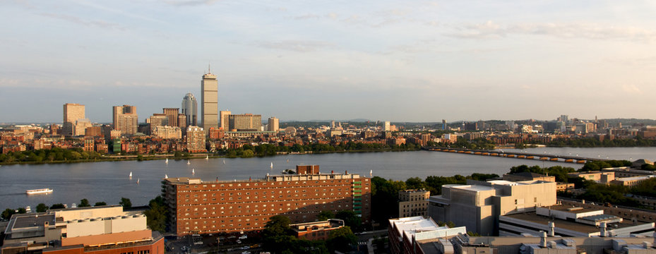 Cambridge and Boston Facing One Another across the Charles