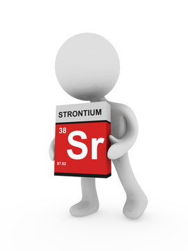 3d man carry a strontium box