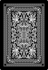 playing card back side 62x90 mm
