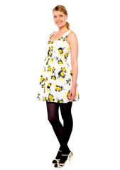 Fashion lady full length portrait