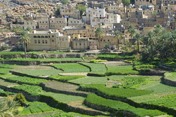 The village Bilad Sayt, sultanate Oman