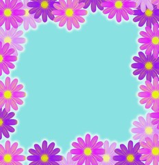 Flowery frame