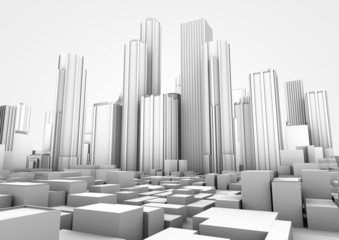 Fototapeta premium White City