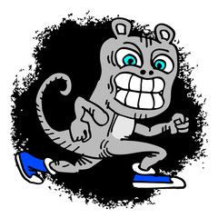 Cartoon smile design