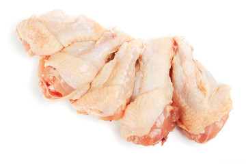 Raw chicken wings