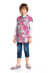 Little fashionable girl