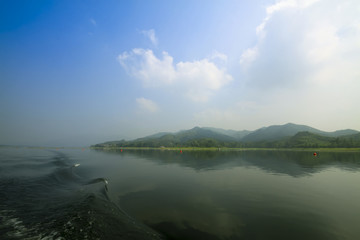 Obraz premium reservoir scenery