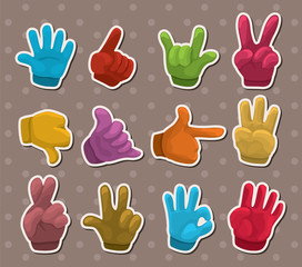 finger sticker