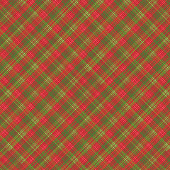 Christmas plaid background, seamless pattern included