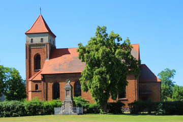 Fototapeta premium Kirche im Oderbruch
