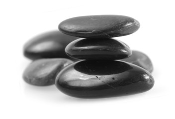 black stones