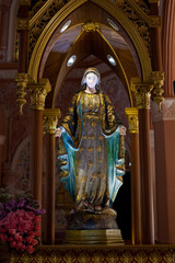 Virgin Mary Statue in Roman Catholic Church at Chanthaburi Provi