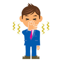 ビジネスマン イラスト 臭い