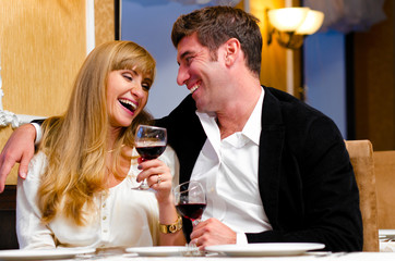 couple at restaurant