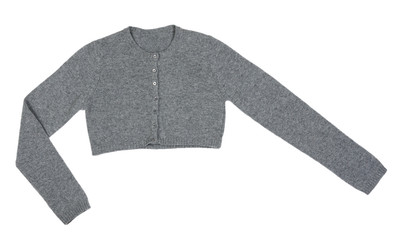 Grey knitted boleros