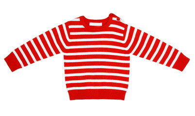 orange striped sweater for children