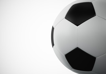3d rendering of football