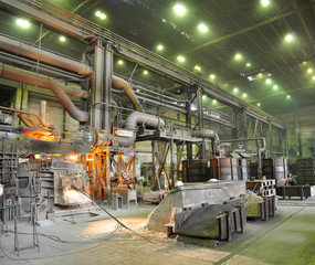 Schwerindustrie Fabrik / steel mill industry