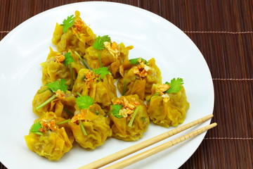 Chinese dumplings.
