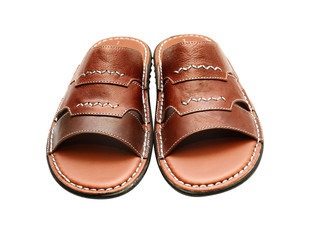 Man's shoes  on white background