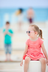 Little girl outdoors