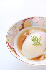 Japanese cuisine, hot spring egg