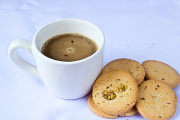 Coffee and Peanut Biscuits