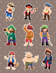 Fototapeta premium pirate stickers