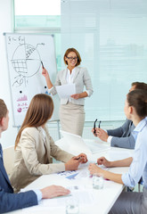 Fototapeta premium Presenting strategy