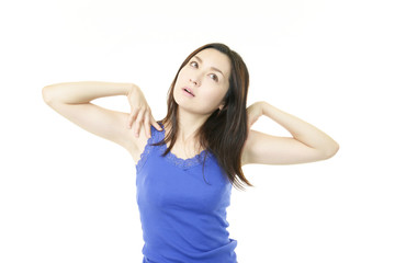 Fototapeta premium リラックスしている女性