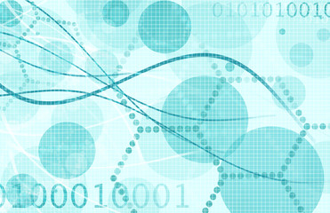 Obraz premium Medical Science Futuristic Technology as a Art