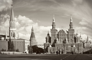Исторический музей на Красной площади в Москве.