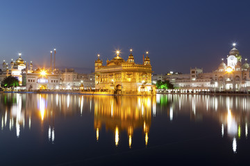 Fototapeta na wymiar Golden Temple, Amritsar, Indie.