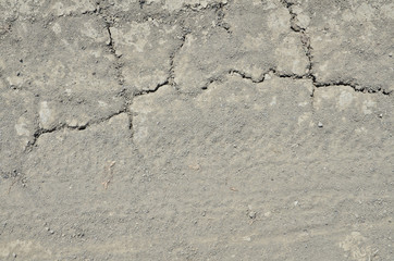 Dried cracked earth texture