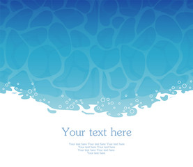 Fototapeta premium Vector illustration of Water template