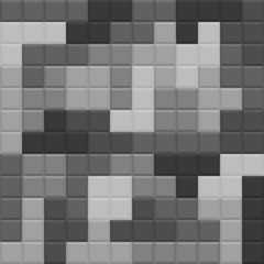 Monochrome blocks seamless pattern. Vector illustration.