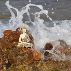 Buddha am Meer