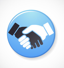 collection of handshake icons and elements