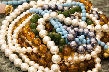 Jewelry, necklaces, pearls