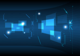 modern interface button