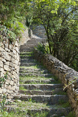 Steps up Saint-Laurent Hill